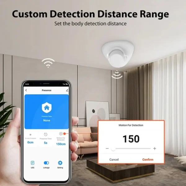 ALMO Tuya Smart Human Presence Sensor Pro Zigbee - Image 3