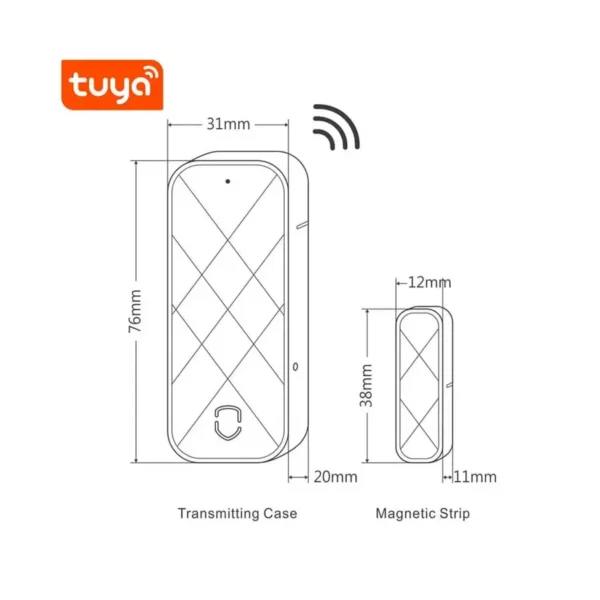 Almo Door Sensor WiFi with Vibration Sensor - Image 2