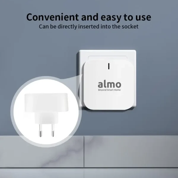 Almo Multimode Gateway Zigbee Bluetooth - EU Plug - Image 2