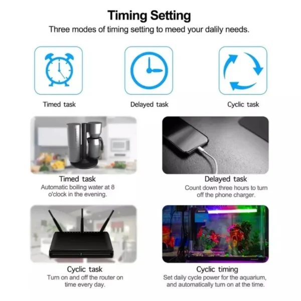 ALMO Tuya Smart Plug WiFi with Power Monitoring - Image 3