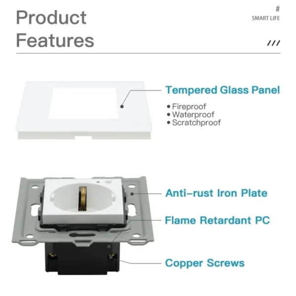 ALMO Smart Socket WiFi 1 Gang - Image 5