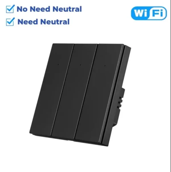 ALMO Smart Switch Frameless Button WiFi 3 Gang - Image 3