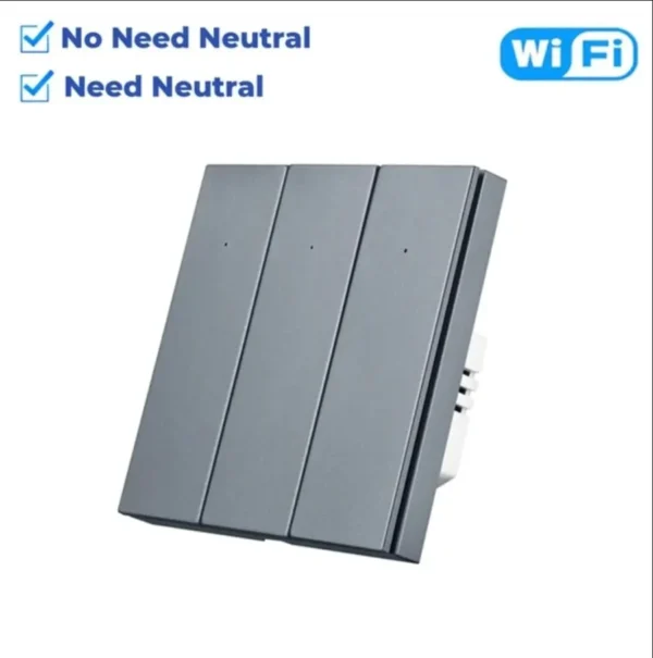 ALMO Smart Switch Frameless Button WiFi 3 Gang - Image 4