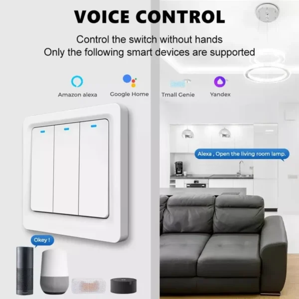 ALMO Smart Switch Button Frame Zigbee 1 Gang - Image 6