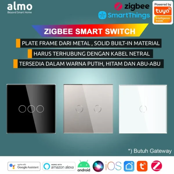 ALMO Smart Switch Touch Zigbee 1 Gang