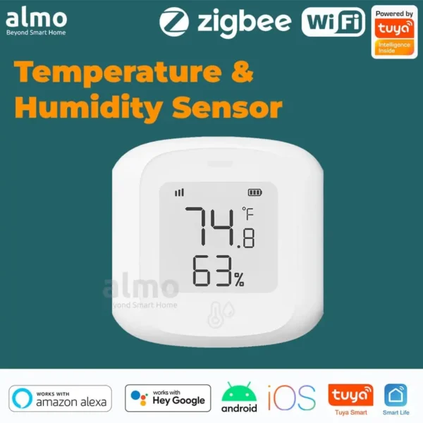 Almo Smart Temperature & Humidity Sensor WiFi - Image 5